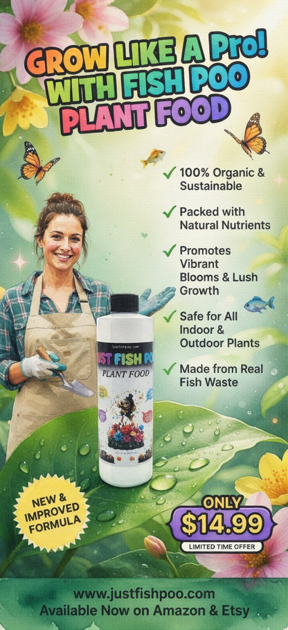 Just fish poo 16 oz bottle